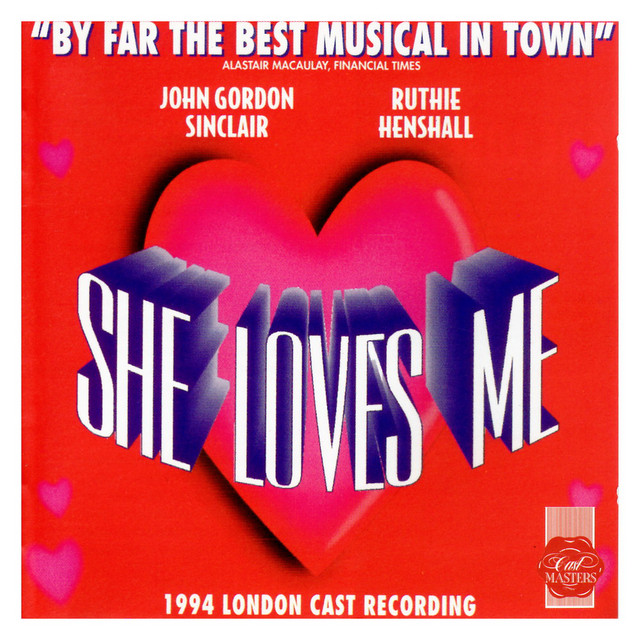 She Loves Me — 1994 London Cast Recording cover