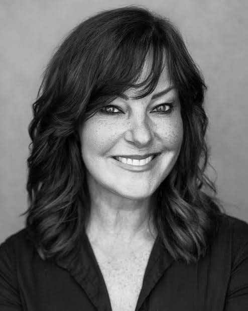 Black-and-white portrait of Ruthie Henshall