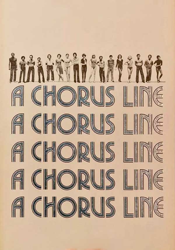A Chorus Line poster